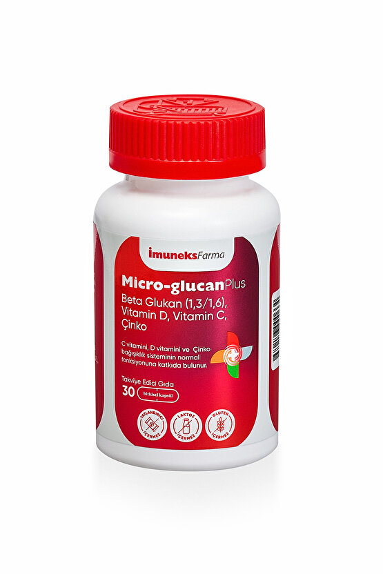 Micro Glucan Plus Çinko D Ve C Vitamini 30 Kapsül