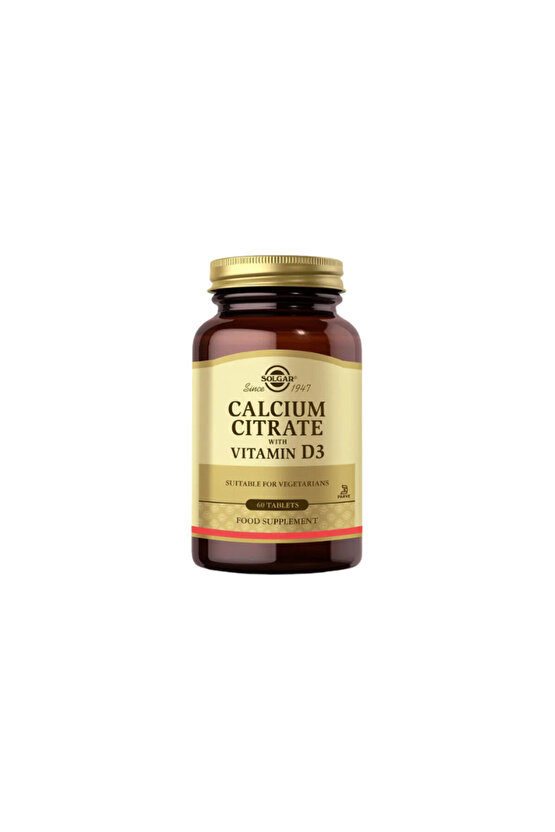 Calcium Citrate with Vitamin D3 60 Tablet