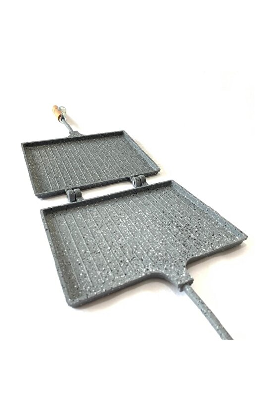 Ocak Üstü Iç - Dış Granit Tost Makinesi