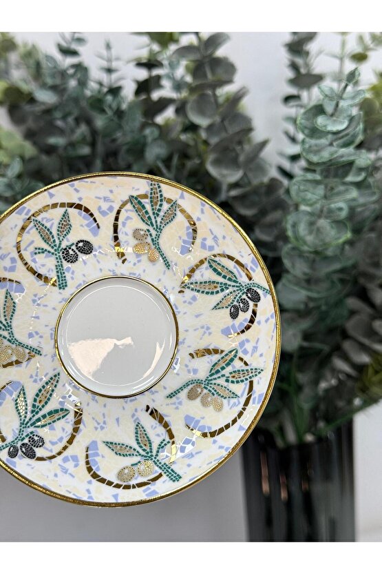 Adrian 6 Kişilik Porselen Fincan Takımı 90 Ml TKEBT TEK RENK