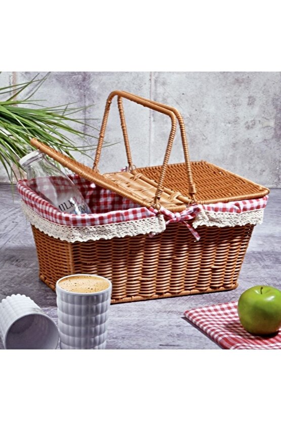 Hasır Piknik Sepeti
