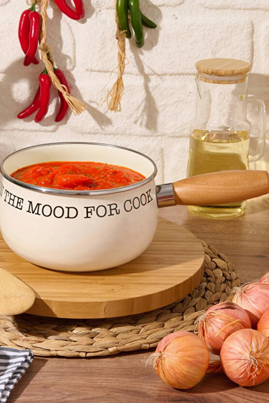 Mood Emaye Sütlük Sosluk Derin Sos Tavası 14 cm