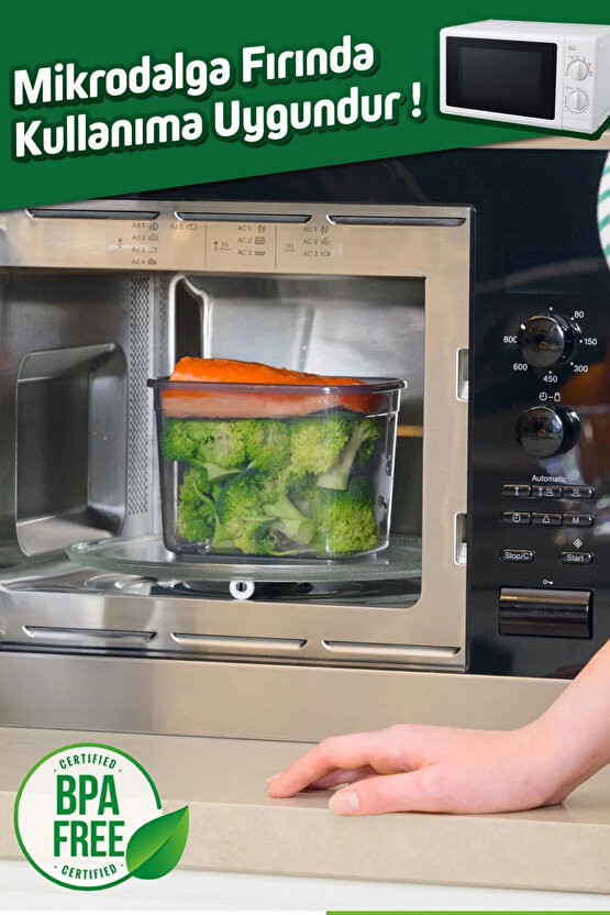 6lı Jumbo Boy 2000 ml. Saklama Kabı 10 Adet 1 Lt. Derin Dondurucuya Uygun Buzluk Saklama Kabı