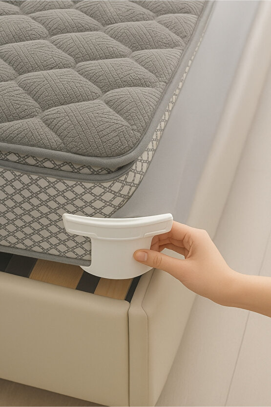 Çarşaf Sabitleyici 4lü Set | Nevresim ve Çarşafmatik Tutucu Pratik Yatak Kaymaz Toplayıcı Aparatı