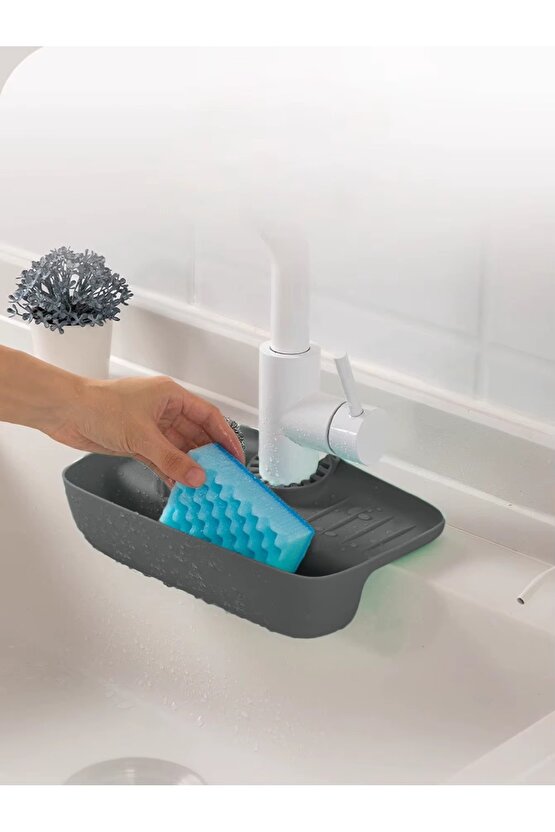 Musluk Düzenleyici Evyelik | Mutfak Lavabo Tezgah Üzeri Bölmeli Organizer