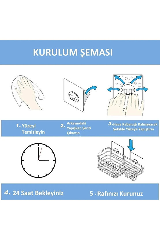 10 Adet Yedek Kendinden Yapışkanlı Tüm Ürünler Yedek Yapışkan Askısı