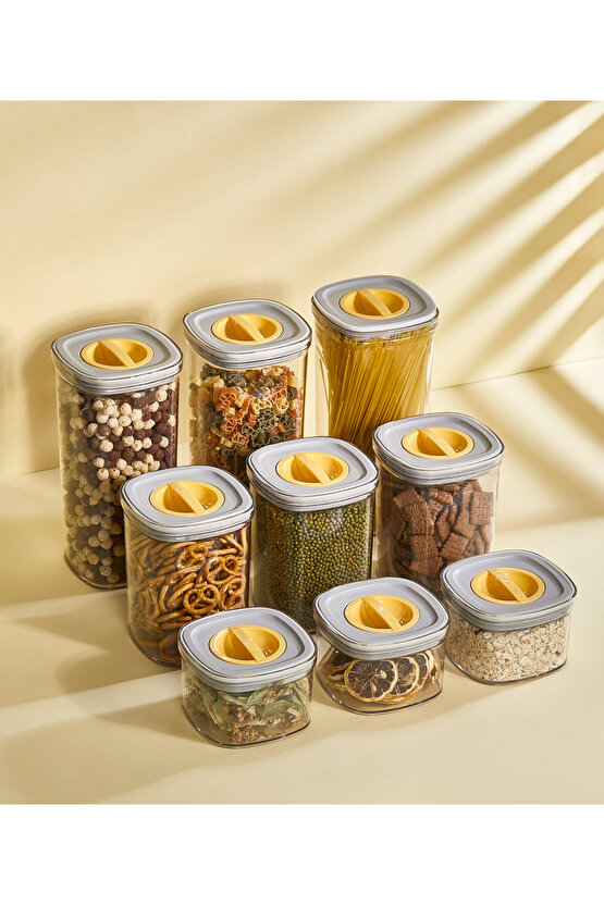 6x Adet Şeffaf Locko Sızdırmaz Saklama Kabı 1,4LT & Erzak Kabı