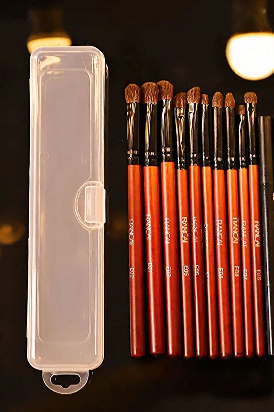 İki Adet Şeffaf Makyaj Organizer Kutusu Diş Fırça Kutusu Çok Amaçlı Düzenleyici Kutu