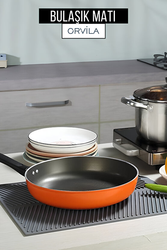 Silikon Bulaşık Kurutma Matı Maxi Boy 44x33cm