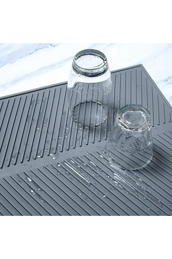 Silikon Bulaşık Kurutma Matı Maxi Boy 44x33cm