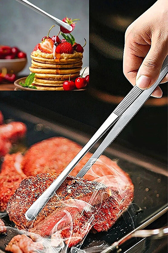 Masterchef Şef Cımbızı Metal 25 Cm - Süs Cımbız Maşası