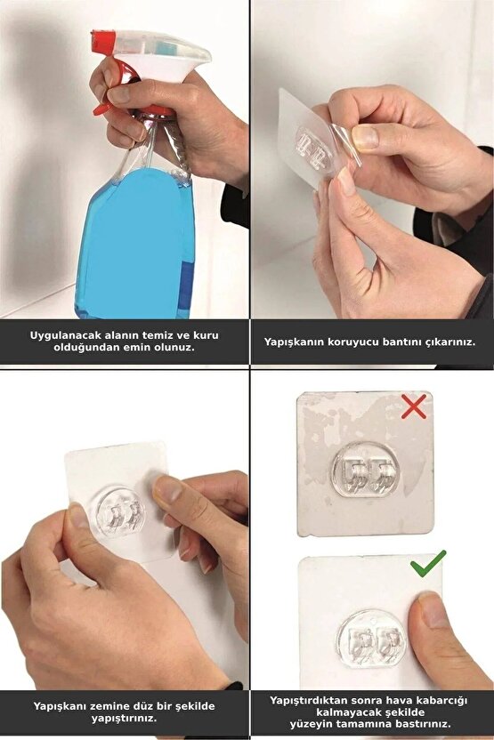 2 Adet - Yapışkanlı Paslanmaz Siyah Banyo Düzenleyici Organizer - Şampuanlık