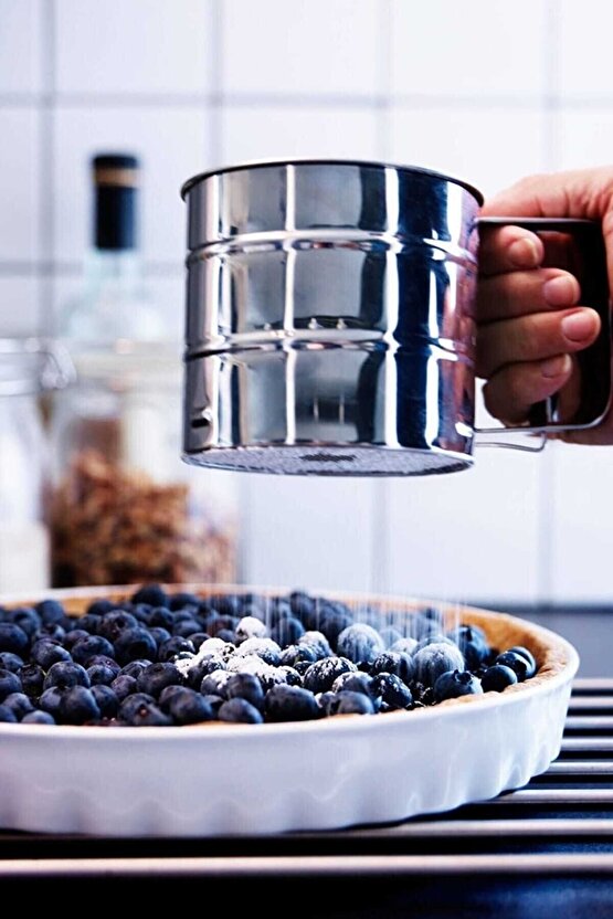 Metal Kek Ve Pasta Süsleme Aparatı | Un Eleği - Pudra Şekeri Eleği