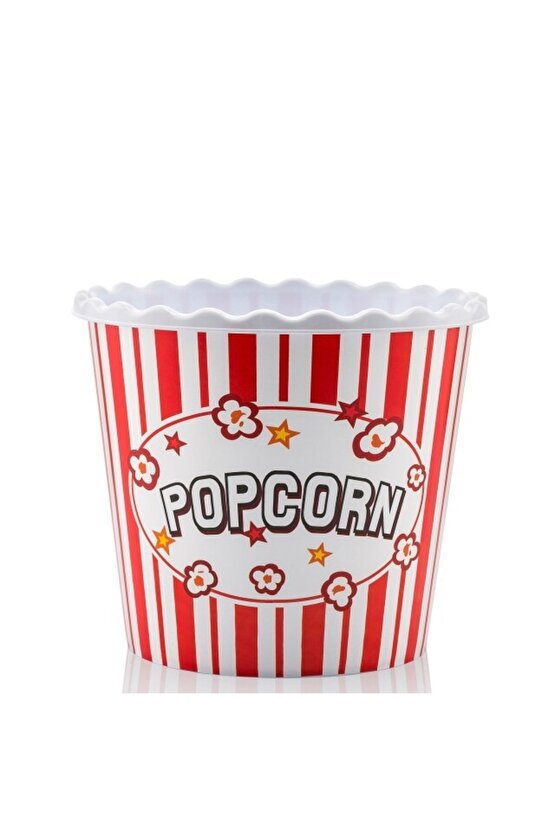 2 Adet Popcorn Patlamış Mısır Kovası - Cips Ve Çerez Kutusu