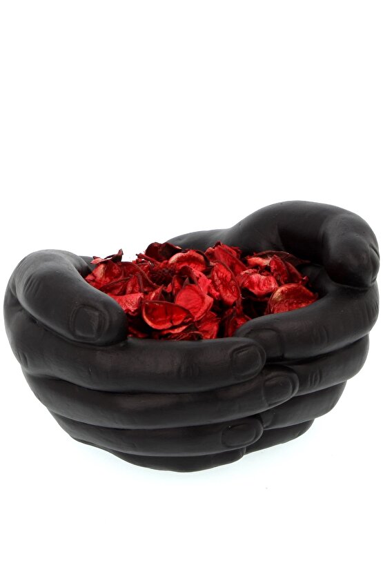 Dekoratif Avuç Içi El Figür Beton Saksı Hediyelik Anahtarlık Biblo 1650gr.