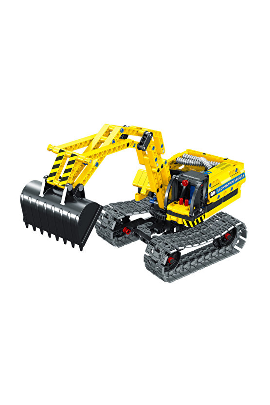 Oyuncak 342 Parça Mekanik Kontrollü Ekskavatör ve Robot 2in1 Lego Seti Mechanical Master