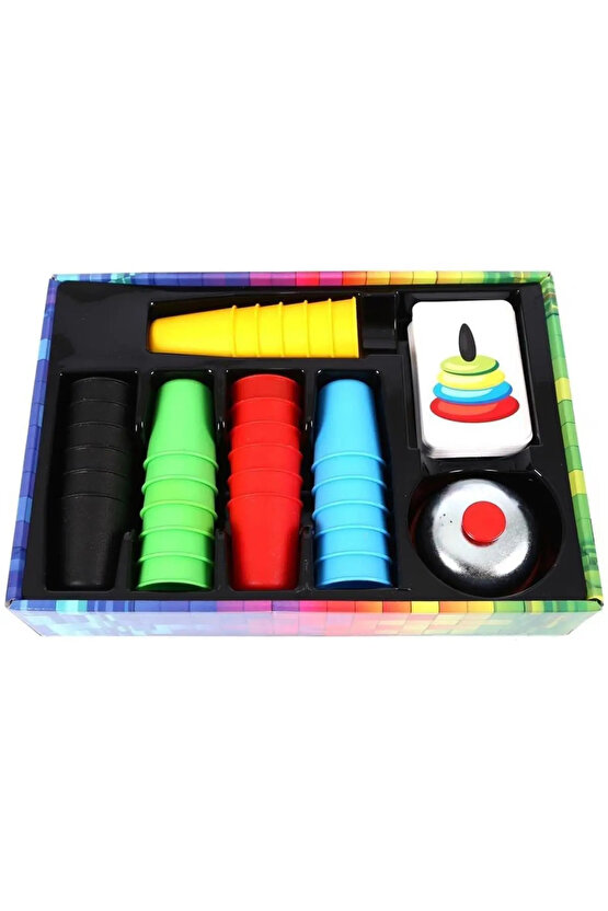 Oyuncak Çılgın Bardaklar Oyunu, Hızlı bardaklar, Süper Bardaklar Kutu Aktivite Oyunu