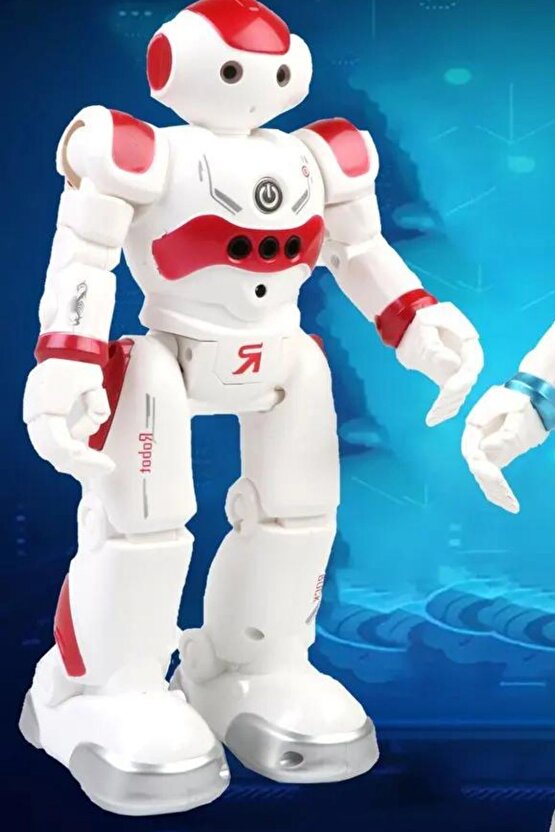 Oyuncak Uzaktan Kumandalı Robot El Sensörlü Şarjlı Moonwalk Yürüyen Hareketli Robot