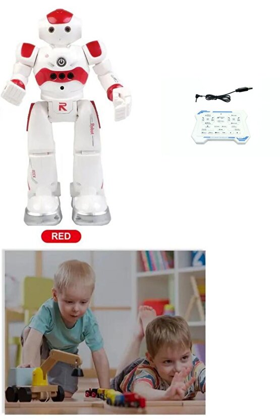 Oyuncak Uzaktan Kumandalı Robot El Sensörlü Şarjlı Moonwalk Yürüyen Hareketli Robot