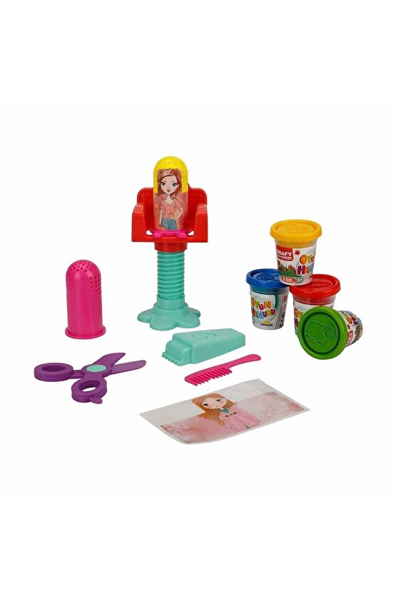 30980 Crafy Sihirli Salon Oyun Hamur Seti 200 g 15 Parça - 15 Parça