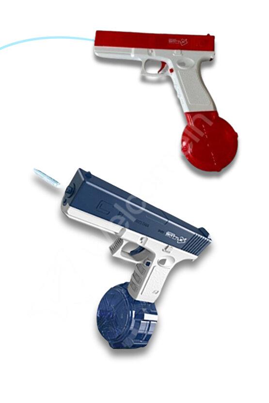 8-10 Metre Su Atan Işıklı 550ml Ve 150ml Kapasiteli Su Silahı Otomatik Şarjlı Güçlü Su Tabancası