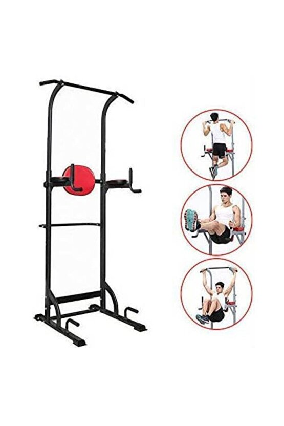 Fonksiyonlu Antreman Güç Kulesi Şınav Barfiks Mekik Egzersiz Istasyonu