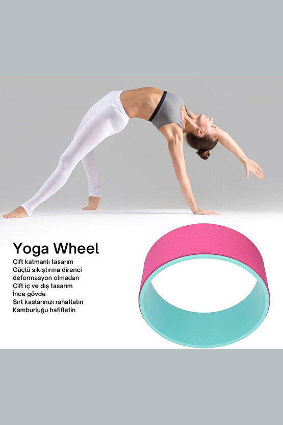 Pilates Ve Yoga Wheel Balance Kaymaz Yoga Çemberi Pilates Tekerleği Kaymaz