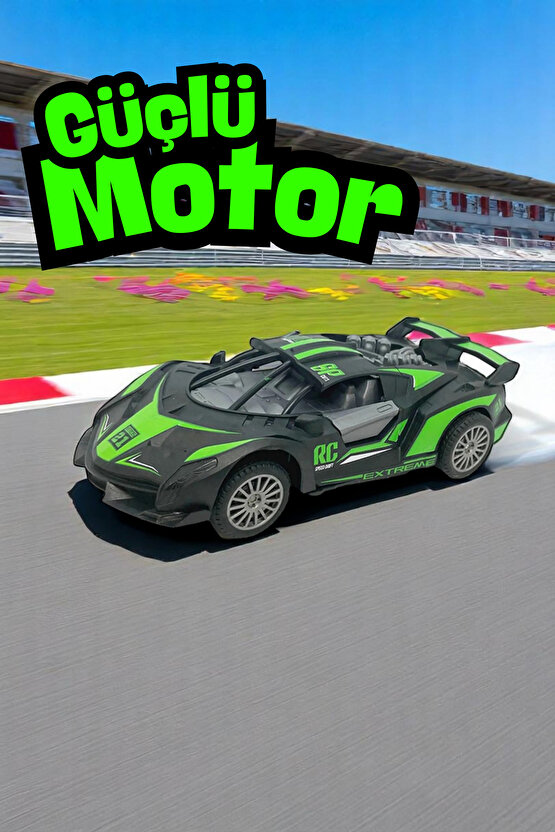 Uzaktan Kumandalı Pilli Speed Hız Arabası 27 Mhz Uzaktan Kumandalı Yarış Arabası 3 Yaş