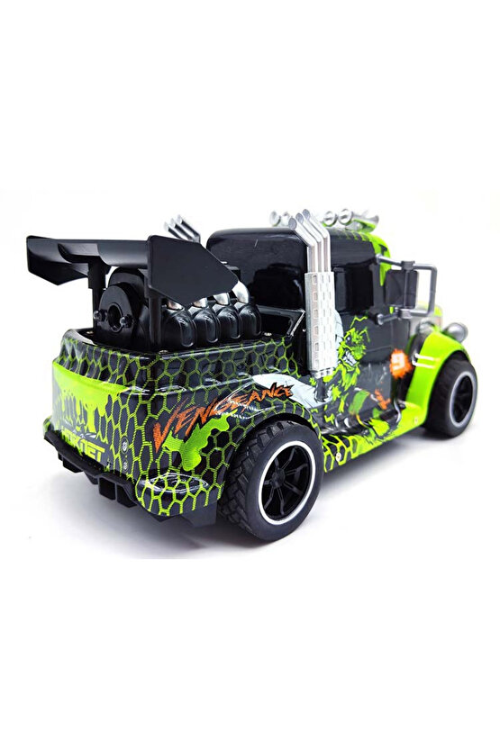 Uzaktan Kumandalı Full Fonksiyon Işıklı Buhar Çıkartan Çekici Tır Kafası Kumandalı Araç