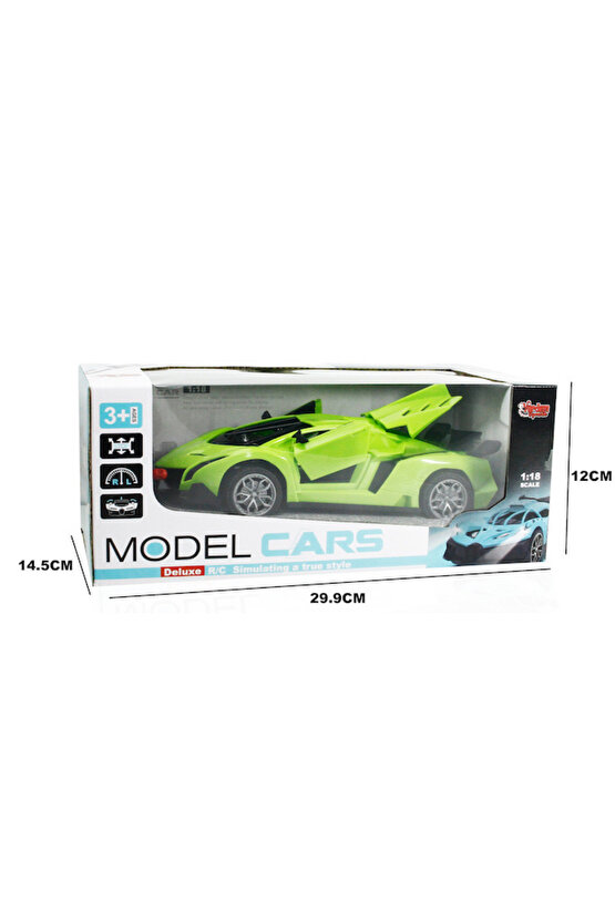 Uzaktan Kumandalı Full Fonksiyon Şarjlı 1:18 Kapı Ve Bagajı Açılan Araba Hız ve Spor Kumandalı Araba