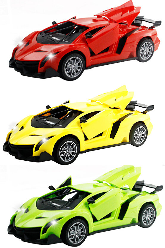 Uzaktan Kumandalı Full Fonksiyon Şarjlı 1:18 Kapı Ve Bagajı Açılan Araba Hız ve Spor Kumandalı Araba