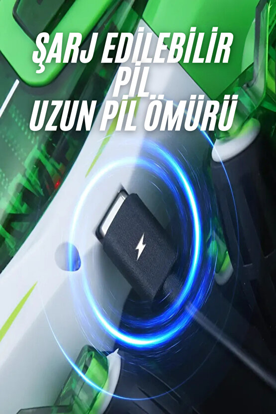 Uzaktan Kumandalı Full Fonksiyon Şarjlı Stunt Drift ve Akrobat Araba 360 Derece Dönen Stunt Araba +3