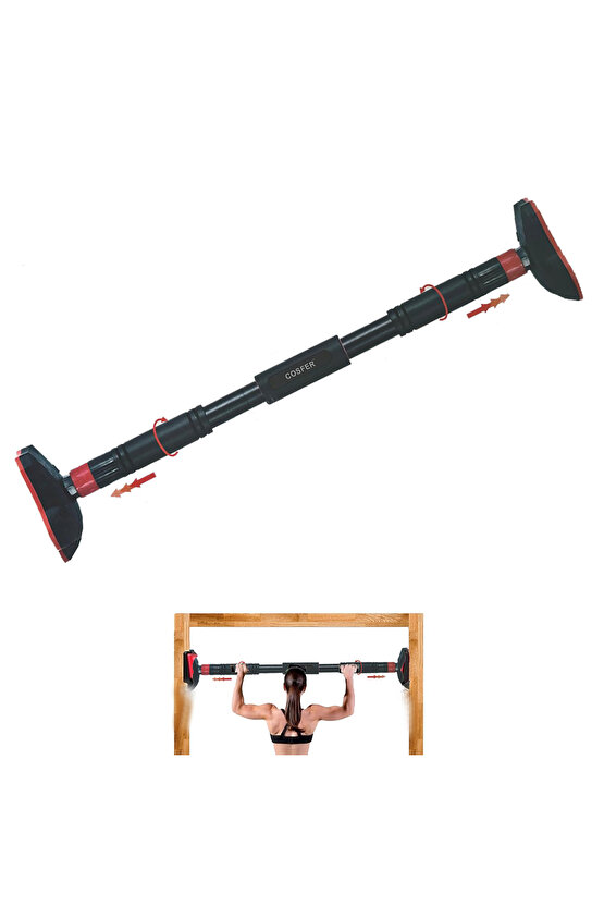 Yeni Nesil 90-120CM Kapı Barı Barfiksi,Koridor Barfiksi,Barfix Demiri Barfiks Çubuğu