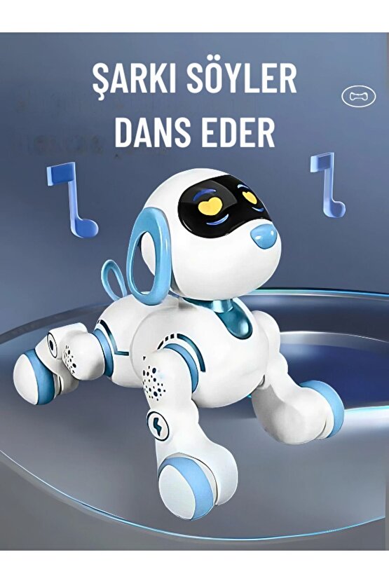 Uzaktan Kumandalı Çok Fonksiyonlı Akllı Aktivite & Eğlence Robot Köpek