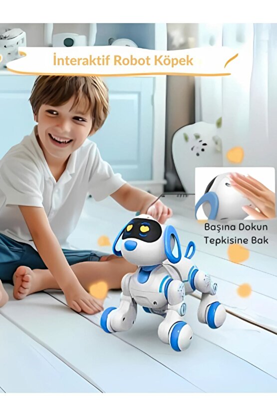 Uzaktan Kumandalı Çok Fonksiyonlı Akllı Aktivite & Eğlence Robot Köpek