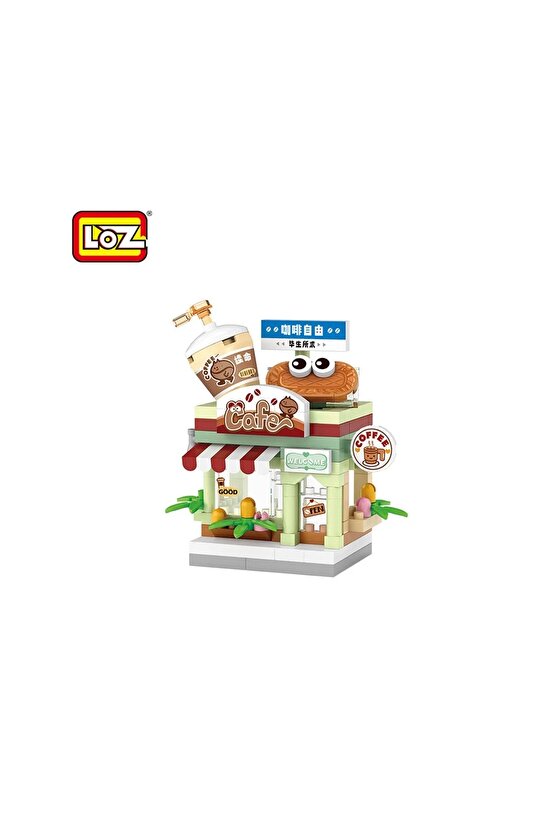 120 Parça LOZ Blok Oyuncak Mini Kahve Dükkanı Coffee Shop