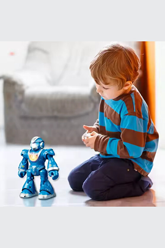 Uzaktan Kumandalı Full Fonksiyon Işıklı Ve Sesli Dansçı İnteraktif Pilli Robot 25 cm +3 Yaş