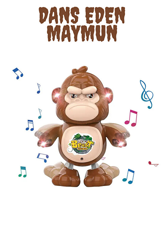 Oyuncak Robot Hayvanlar Müzikli Sesli Işıklı Dans Eden Erken Eğitim Oyuncağı