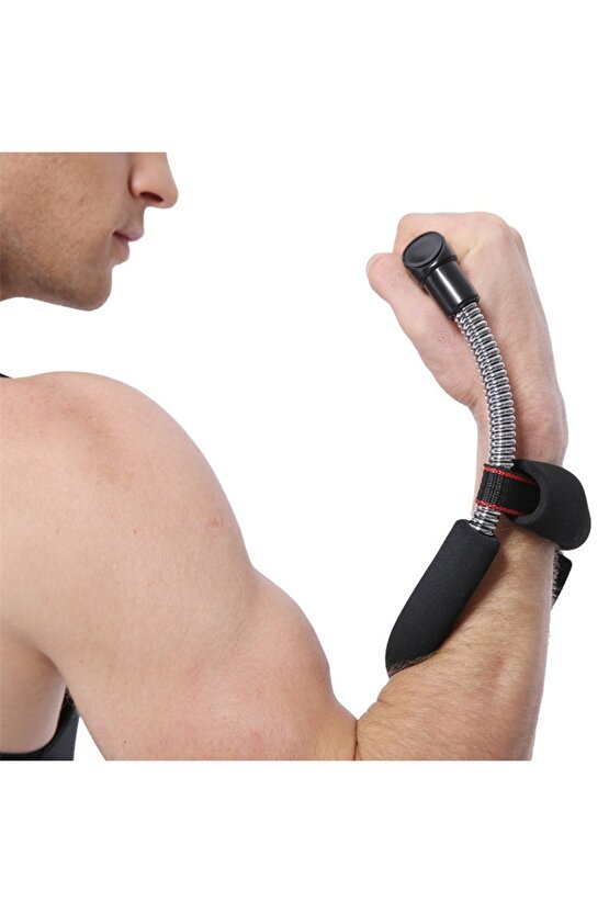 El Bilek Ön Kol Kası Güçlendirme Yayı Spor Egzersiz Aleti Kas Geliştirici Güçlendirici