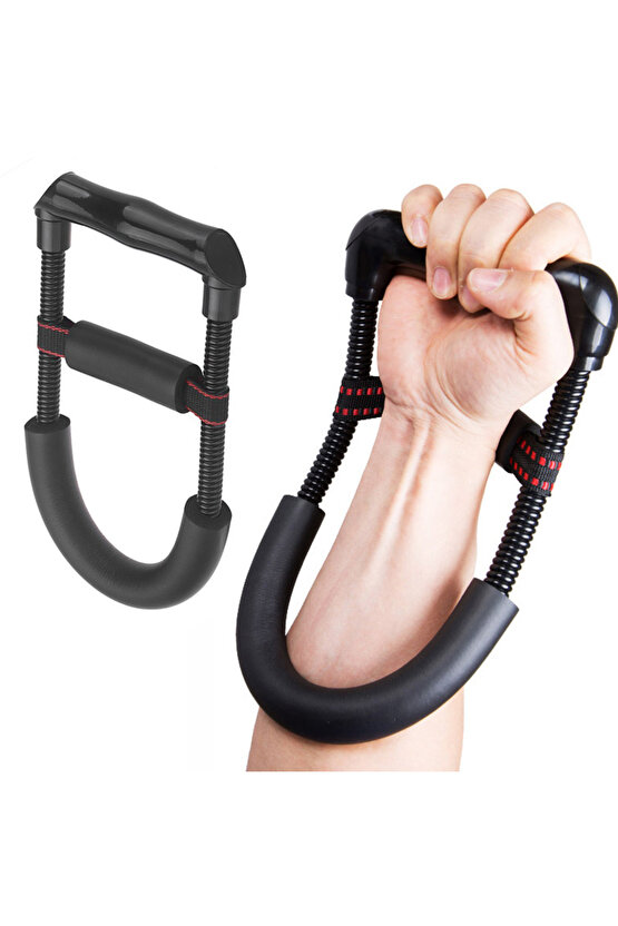 El Bilek Ön Kol Kası Güçlendirme Yayı Spor Egzersiz Aleti Kas Geliştirici Güçlendirici