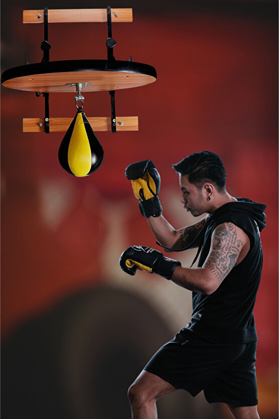 Boks Kickboks Antrenman Hız Topu Punching Ball Hız Topu Platformda Kullanılabilir