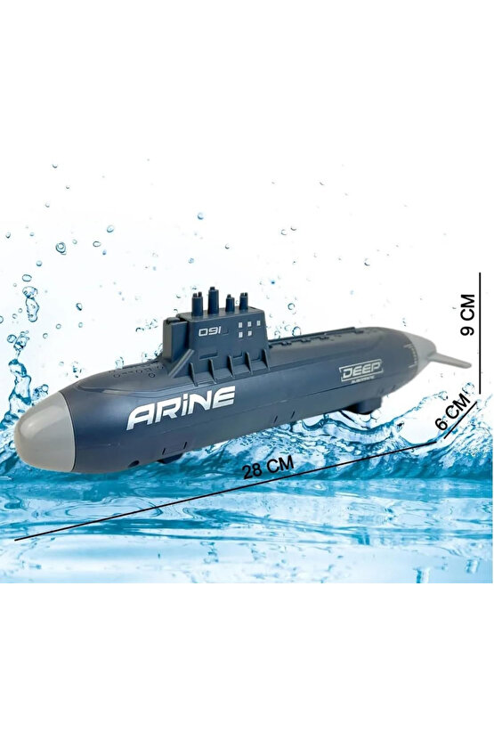 Oyuncak Roket Atan Savaş Denizaltı Çek Fırlat Roket Atar