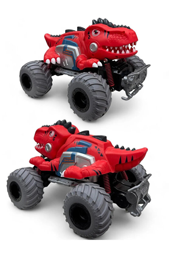 Oyuncak Uzaktan Kumandalı Full Fonksiyon 2.4G Süspansiyonlu BigFoot Dinozor Rock Crawler Araba