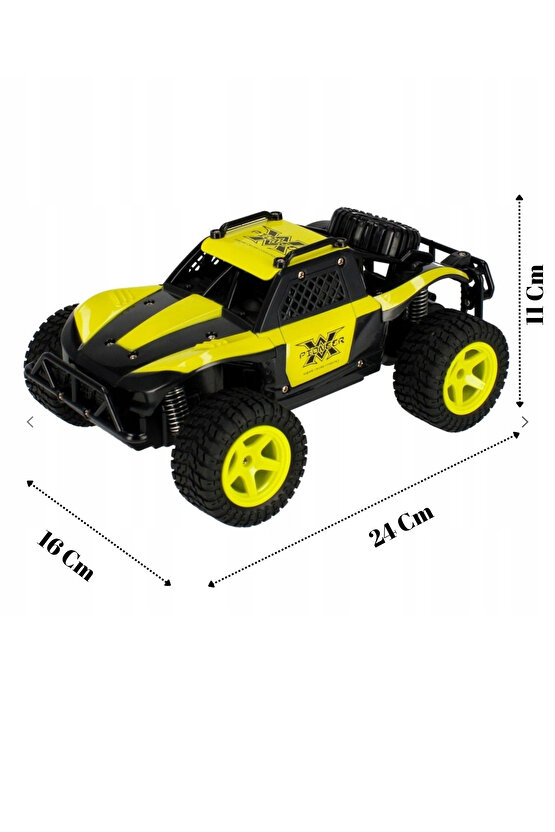 Oyuncak Rock Crawler Uzaktan Kumandalı Full Fonksiyon 2.4Ghz Şarjlı 1:20 Storm Drift Araba 20 Km Hız