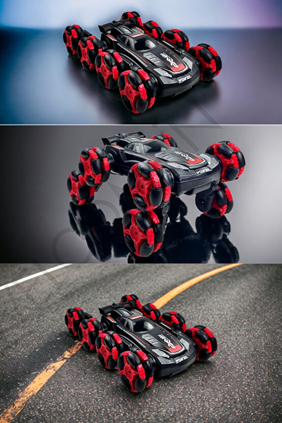 Oyuncak Uzaktan Kumandalı Full Fonksiyon 2.4Ghz 8 Teker Drift Atan Akrobat Araba