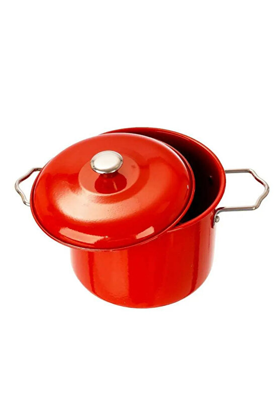 Oyuncak 8 Parça Metal Tencere Ve Tava Seti