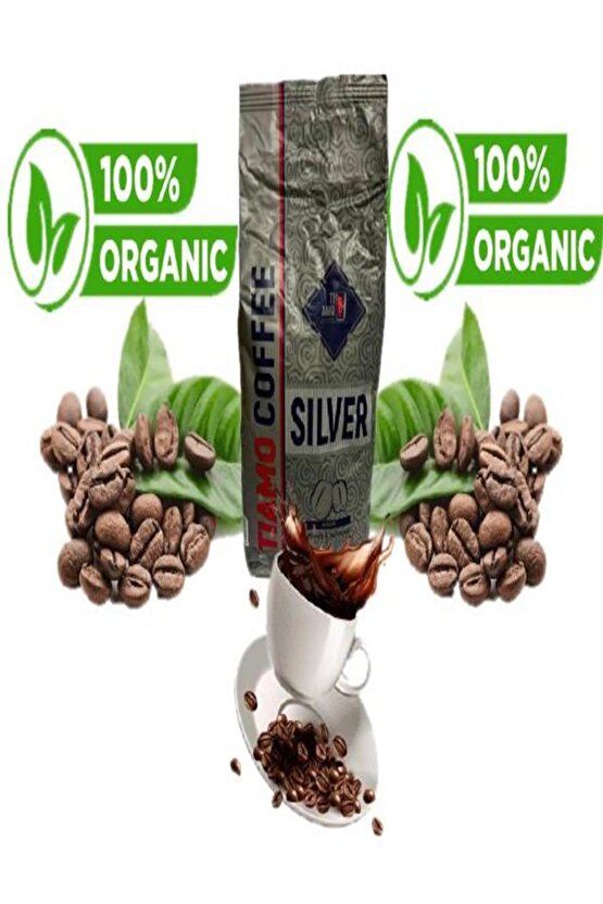 Silver Intense Strong & Balanced Espresso Çekirdek Kahve 1 kg