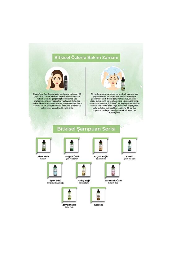 Aloe Vera ve Keratinli Bitkisel Şampuan