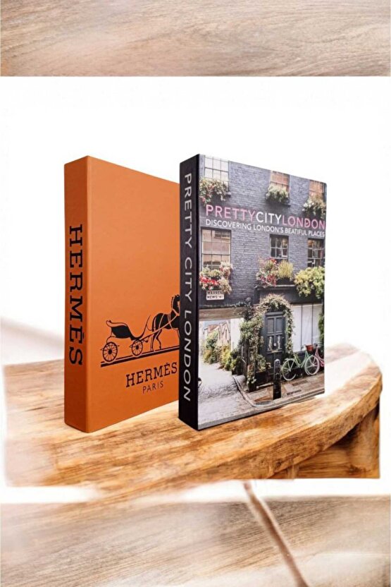 Dekoratif Kitap Görünümlü Kutu 2li Set Decorative Book Looking Box