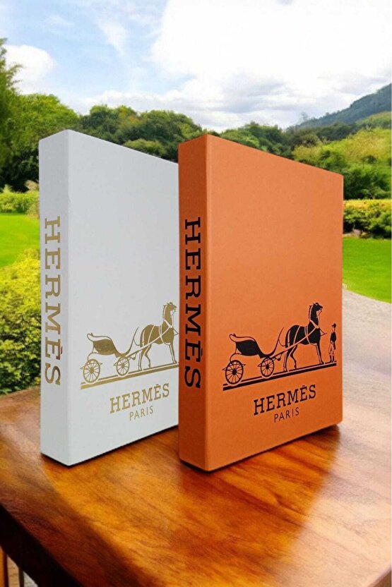 Dekoratif Kitap Görünümlü Kutu 2li Set Decorative Book Looking Box
